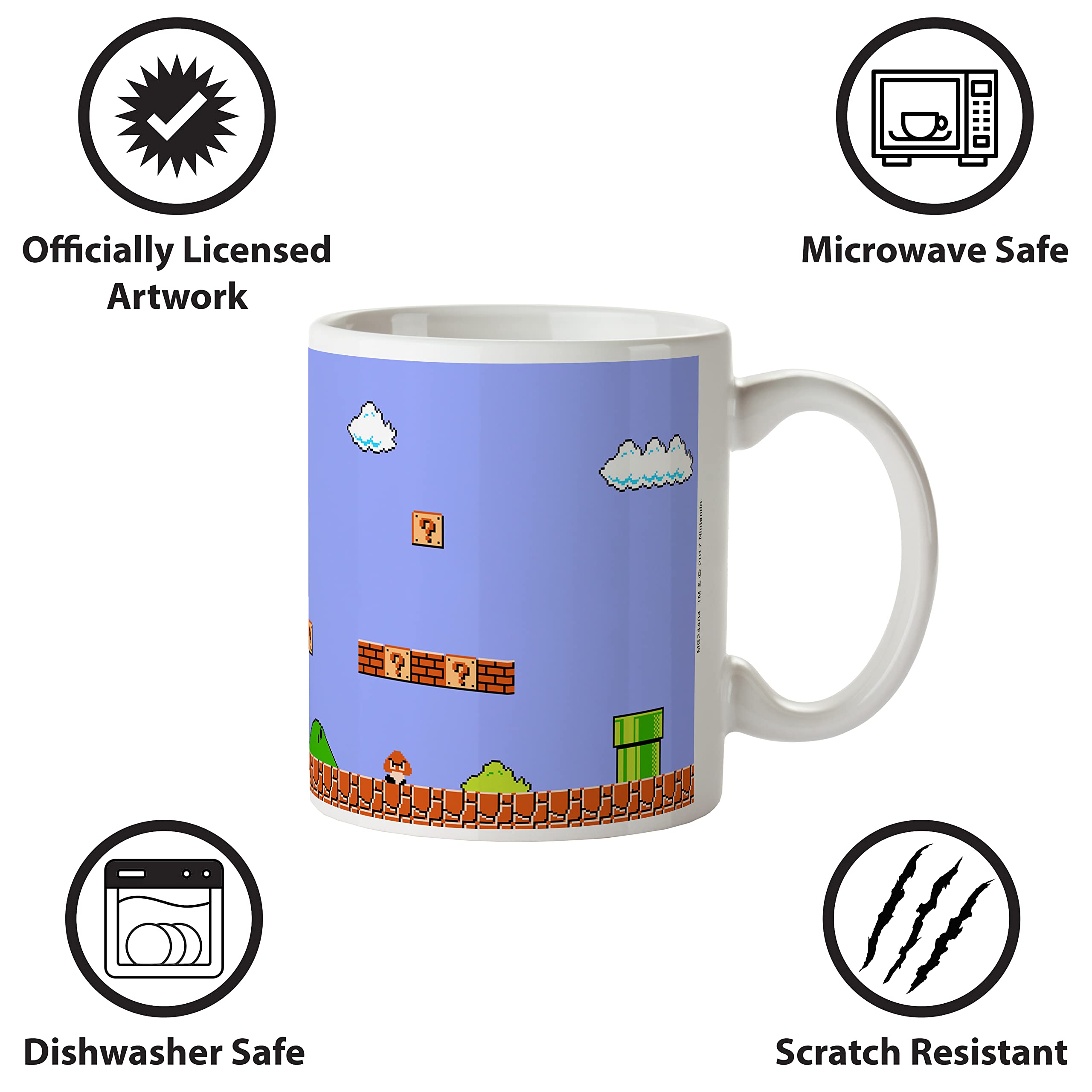 Amazon.co.jp: Pyramid America マリオマグ - スーパーマリオレトロ